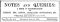 [Gutenberg 37568] • Notes and Queries, Vol. IV, Number 89, July 12, 1851 / A Medium of Inter-communication for Literary Men, Artists, Antiquaries, Genealogists, etc.